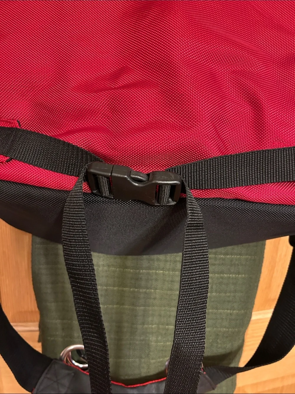 Red & Black Rider Messenger Bag for Men